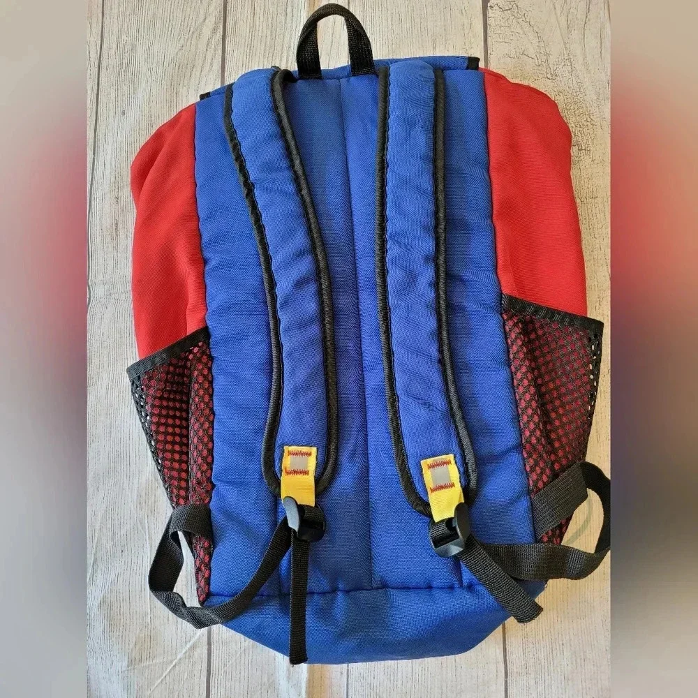 Ultimate Trail Pals Vintage Retro 1990's Outdoor Backpack Blue Red ☆Rare☆